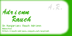 adrienn rauch business card